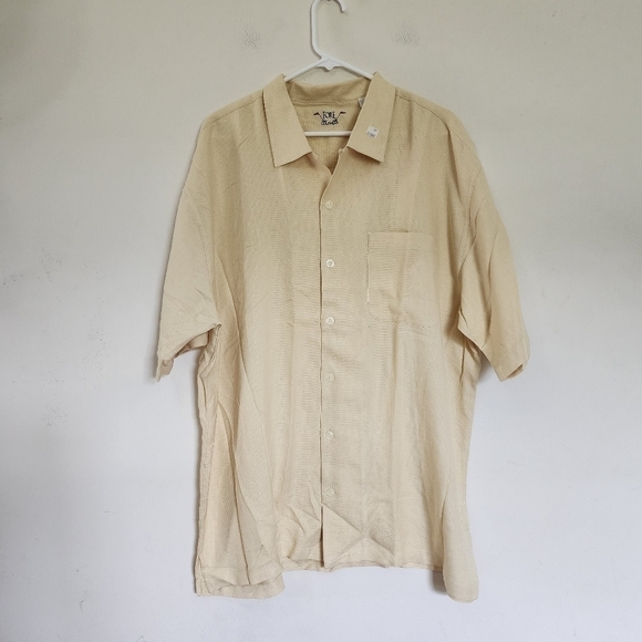 NEW Men's Bundle 2, 100% Silk Fore Golfwear Button-Up Shirts size XL - Picture 7 of 10